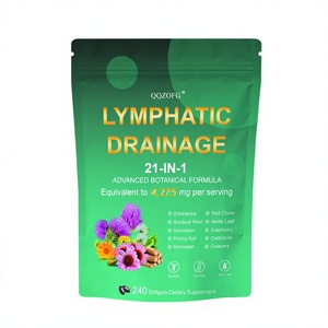 Integratori per il Drenaggio Linfatico OEM in Offerta Speciale - Supplemento per il Sistema Linfatico e la Pulizia per Uomini e Donne, per una Circolazione Sana, 240 Softgel - Product Image 1