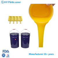 Caoutchouc de silicone liquide pour moules 25A pour la fabrication de moules alimentaires, caoutchouc de silicone liquide RTV-2