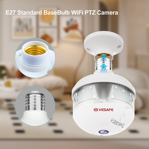 Vesafe V380 PRO Bombilla Reflectora HD PTZ Inalámbrica de 3MP con <span class=keywords><strong>Sensor</strong></span> CMOS de Visión Nocturna para Cámaras de Vigilancia de Seguridad del Hogar - Product Image 3