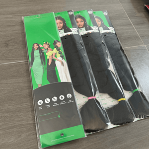 Cheveux à tresser ultra-yaki jumbo très demandés pour tresses africaines, extensions de cheveux pré-étirées, mèches à tresser, tresses africaines - Product Image 1