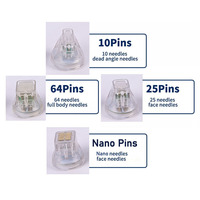 Cartouches de Microneedling RF Fractionnel Or à 10/25/64 Aiguilles Nano pour Appareil de Microneedling RF – Vente en Gros