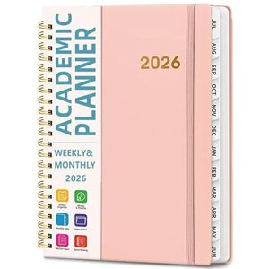 Carnet de planification A5 2026 à spirale pour étudiants, carnet en papier, impression personnalisée, agenda à feuilles mobiles, fournitures scolaires - Product Image 1