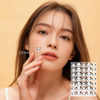 Patchs Hydrocolloïdes Panda pour Boutons et Imperfections – Soin Visage Confortable et Amovible, Sans Cruauté Animale, pour Tous Types de Peau