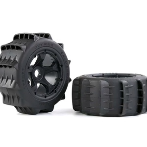 Pneus arrière pour buggy RC HPI <span class=keywords><strong>BAJA</strong></span> <span class=keywords><strong>5B</strong></span> 2e génération 185x80 ROFUN 855691, roues en plastique, jantes à pagaies pour monster truck à l'échelle 1/5, course sur route et dunes - Product Image 6