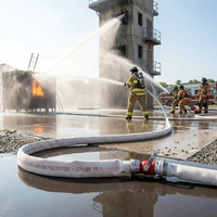 Tuyau d'incendie haute pression 80 mm, 16 bars, tuyau de pompage d'eau en polyester pour camion de pompiers et hydrant