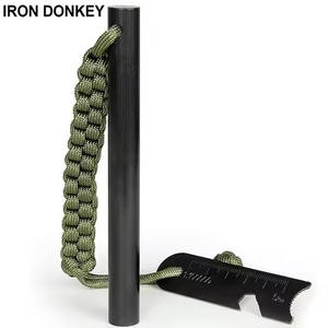 IRONDONKEY Technique outil impacteur démarreur à allumage rapide avec tige <span class=keywords><strong>Fero</strong></span> pour Camping survie 550 Paracord Nylon allume-feu - Product Image 1