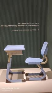 Heavy Duty Modern Design Single Adjustable Steel Plastic School Furniture <b>Train</b> Read Study Comfortable <b>Tables</b> Chairs Sets - Product Image 4