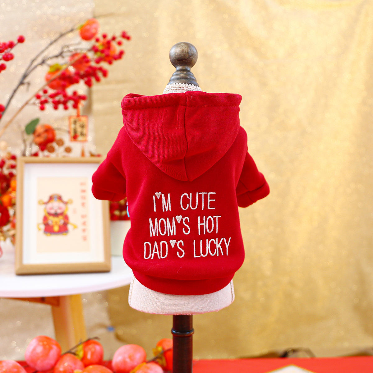 Modern family sweatshirt-red