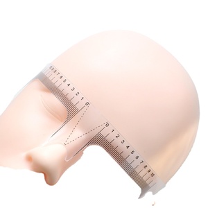 Regla Reutilizable de Plástico para Cejas, Herramienta de Medición de Longitud para Diseño de Cejas, para Microblading, Tatuaje, Uso Profesional en Estudios de PMU - Product Image 1