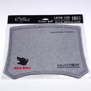Wild Wolf Mousepad 250x300x2mm Natural Rubber <b>Gaming</b> Surface Precision Control - Product Image 2
