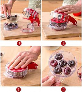 Nuevo Descorazonador de Cerezas, Utensilios Creativos de Cocina, Herramientas para Frutas y Verduras, OEM ODM, Removedor de Semillas de Cereza - Product Image 4