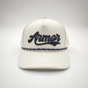 Casquette de baseball snapback sportive à 5 panneaux en polyester avec logo brodé, perforée, imperméable, à visière plate, personnalisée, unisexe, imprimé léopard - Product Image 2