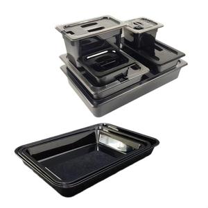 Sunmax Équipement pour la restauration commerciale Autres fournitures pour hôtels et restaurants Plat à friture pour aliments Poêle en plastique PP Gn avec couvercle - Product Image 3