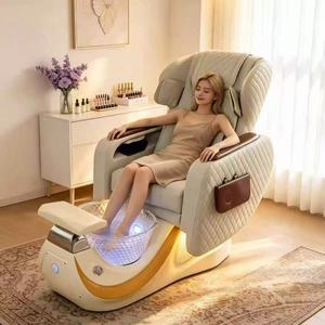 Sillón de Masaje Eléctrico para Salón de Uñas, con Función de Vaporización, para Manicura, Pedicura y Masaje de Pies - Product Image 1