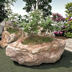 Bán buôn ngoài trời trang trí sân vườn tinh tế Chậu cây hoa và trồng đá - Product Image 1