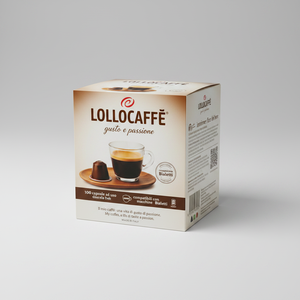 Capsule di Caffè Compatibili Bialetti 100 Lollo Miscela Dek 0,14g/Capsula - Product Image 2