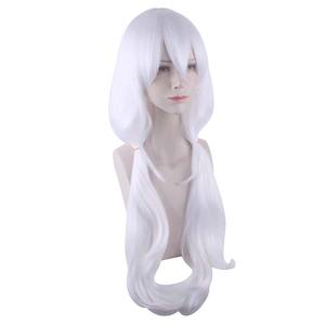 Femme Halloween Danganronpa <span class=keywords><strong>Angie</strong></span> Yonaga Longue Perruque de Costume Blanche Ondulée GAHC-011 - Product Image 5