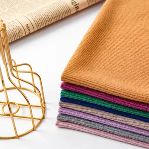 Tecido de malha de poliéster para roupas com capuz, matéria-prima têxtil colorida personalizada, tecido de venda imperdível