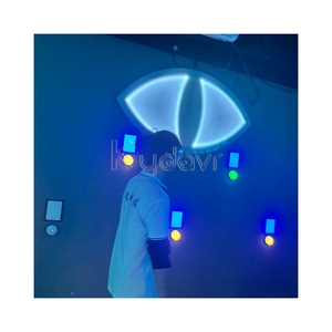Công viên giải trí cơ sở thoát khỏi phòng chơi game tương tác đẩy <span class=keywords><strong>LED</strong></span> nút ánh sáng thách thức kích hoạt trò chơi tương tác mắt quỷ - Product Image 4