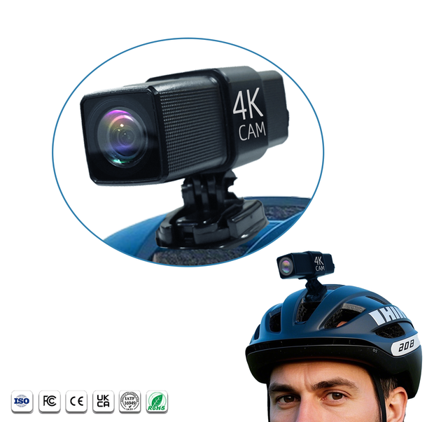 Ultra 4K Best WiFi Remote Sport Pro Sale Modulesaction USB 8MP Helmet Manual Mini Sports Action Camera with Wide Angle Feature