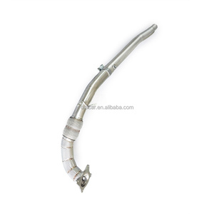 Sistema <span class=keywords><strong>de</strong></span> <span class=keywords><strong>escape</strong></span> recto <span class=keywords><strong>de</strong></span> acero inoxidable <span class=keywords><strong>Tubo</strong></span> <span class=keywords><strong>de</strong></span> <span class=keywords><strong>escape</strong></span> automotriz <span class=keywords><strong>de</strong></span> flujo libre para <span class=keywords><strong>SEAT</strong></span> <span class=keywords><strong>LEON</strong></span> FR 2,0 T Modelo Años 2005-2012 - Product Image 3