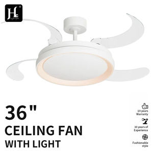 พัดลมเพดานแบบยืดหดได้ขนาด 36 42 นิ้ว พร้อมไฟและรีโมทคอนโทรล 6 ระดับความเร็ว พัดลมเพดานทันสมัยสำหรับห้องนอน ห้องนั่งเล่น พร้อมไฟ LED - Product Image 2