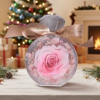 Ornement de Bouteille de Parfum Rose Éternelle, Longue Durée (3-5 Ans), Décoration Élégante pour la Maison, Coffret Cadeau Fête des Mères, Remise de Diplôme