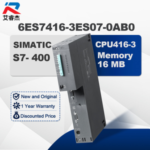 CPU416-3 PN/DP ของแท้ใหม่เอี่ยม รุ่น 6ES7416-3ES07-0AB0 หน่วยประมวลผลกลาง หน่วยความจำ 16MB 3 อินเทอร์เฟซ สำหรับควบคุม PLC SIMATIC S7-400 - Product Image 1