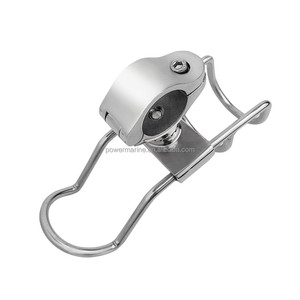 Accessoires de yacht en gros, <span class=keywords><strong>support</strong></span> de canne à pêche à <span class=keywords><strong>double</strong></span> fil en acier inoxydable 316 pour bateau - Product Image 3