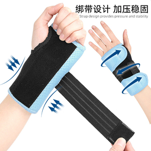 <strong>Colorful</strong> Breathable Sports Wrist Stabilizer Adjustable Palm Guard Pressure-Relieving OK Cloth SBR Polyester Wrist Brace <strong>Splint</strong> - Product Image 3