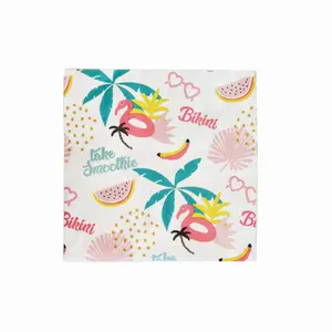 Factory OEM Disposable 3 Ply Flower Cocktail Soft Decoupage Party Printed Colorful Personalized Paper Napkins