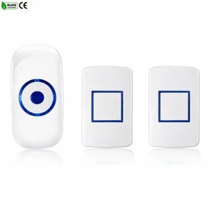 Sonnette sans fil magnétique à batterie, portée longue distance de 1000 pieds, prise 110V-220V, personnalisable, vente en gros usine - Product Image 1