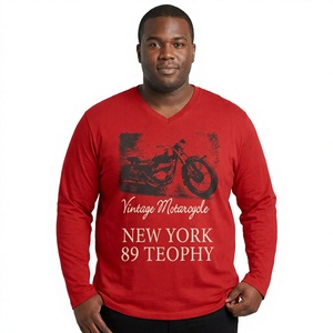 Camisetas de Alta Calidad para Hombre, Tallas Grandes, Diseño de Moda, 100% Algodón, Estilo Casual Elegante, Estampado de Dibujos Animados, Fábrica OEM - Product Image 1