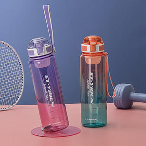 GC vaso con tapa y popote, termo de agua de 16oz para gimnasio, canecas motivacionales, botella de agua - Product Image 2