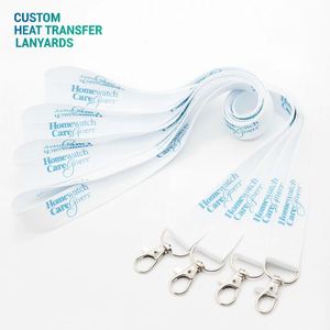 Corporate Gift Custom Heat Transfer Polyester Staff ID Badge Lanyard Nurse Lanyard - Product Image 1