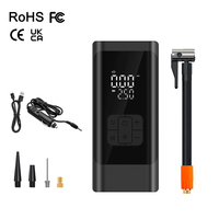 Compresseur d'air professionnel léger 150 PSI sans fil rechargeable, gonfleur de pneus de précision pour le contrôle de la pression des pneus