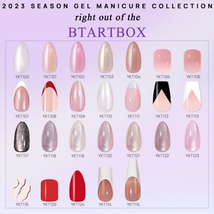 ที่กดเล็บปลอมแบบแท่งสี่เหลี่ยมสั้น btartbox เจล X แบบกดบนเล็บปลอม30ชิ้น - Product Image 3