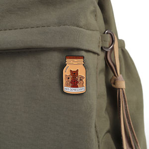 11スタイルペット犬のブローチカスタム人生がペットを吸うとき犬の金属エナメルピンラペルバッジ友達への面白い漫画の贈り物 - Product Image 6