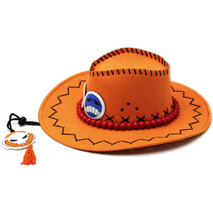 Anime <span class=keywords><strong>One</strong></span> <span class=keywords><strong>Piece</strong></span> Hat Fire Fist Sun Hats Toy Character <span class=keywords><strong>Ace</strong></span> Cosplay Ca-p Cartoon Luffy Fedora Felt Cowboy Hats - Product Image 2