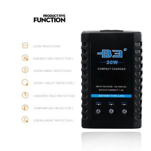 B3 Pro Compact 1-3S Charger 800mA 3.7V 7.4V 11.1V Balance Charger OVP for RC Car Airplane - Product Image 1