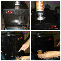 Distributeur Jagermeister de qualité professionnelle équipement d'alcool automatique machine de robinet de refroidisseur de bouteille moderne pour bars commerciaux