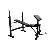 Banc multifonctionnel réglable pour la musculation à domicile, banc d'entraînement complet pour le corps avec bandes de résistance, équipement d'entraînement de force