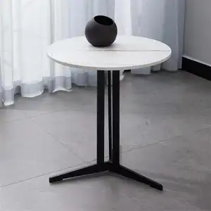 Modern round table for negotiation and reception side table modern