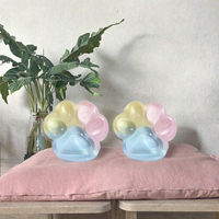 AFKLMNE Lot de 2 Jouets Sensoriels Anti-Stress Patte de Chat Taba Squishy Unisexe pour Adultes, Jouet à Presser en Silicone Souple pour Soulager l'Anxiété et le Stress, Idéal pour les Fêtes