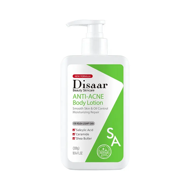 Disaar organik salisilik asit Shea yağı nemlendirici pürüzsüz cilt ating onarım vücut losyonu