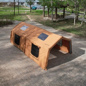 Tienda de campaña inflable de 9 + 9, 5 m² con sala de estar y dormitorio, juego <span class=keywords><strong>todo</strong></span> <span class=keywords><strong>incluido</strong></span>, refugio al aire libre a prueba de viento y lluvia - Product Image 4