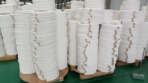 Tubo di Collegamento in Gomma Bianco/Nero 1/2+5/8 per Condizionatore d'Aria, Lunghezza Personalizzabile, Tubo in Rame per Climatizzazione - Product Image 5