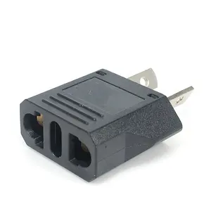 High quality plug socket 2 pins copper Euro plug to Argentina/Australia travel adapter conversion plug