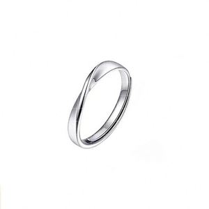 S925 Platinum Plated Romantic Sparkling Zircon Heart Romantic <b>Couple</b> <b>Rings</b> for Women Men Wedding Engagement Jewelry <b>Ring</b> - Product Image 2