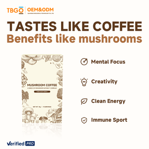 Café <span class=keywords><strong>instantané</strong></span> 6 en 1 TBG OEM 2025, café aux champignons, café noir diététique, poudre de café minceur, café faible en calories, étiquette personnalisée pour boîtes - Product Image 2